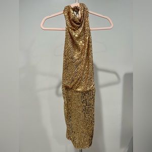 Zara sequin dress